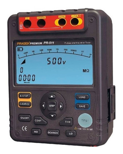 Megómetro Digital Prasek Pr-512 2500v (incluye Certificado)