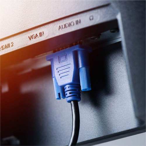 Cabo Vga Macho + Vga Macho 5m Preto C/ Filtro Tebera