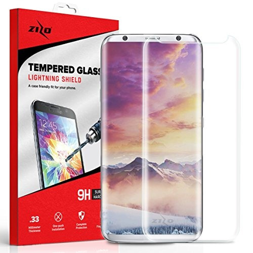 Protector De Pantalla Zizo Samsung Galaxy S8 Plus [bordes Cu