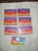Comprar 7 Tarjetas Coleccionables 6 Sacoa  1 Playcard Recargable