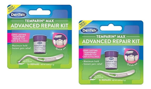 Dentek Advanced Reparador Muela Dentadura Diente Pasta 2pz