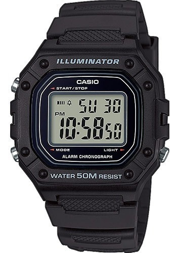 Reloj Casio Iluminator - W 218h 1avcf,100% Original Y Nuevo