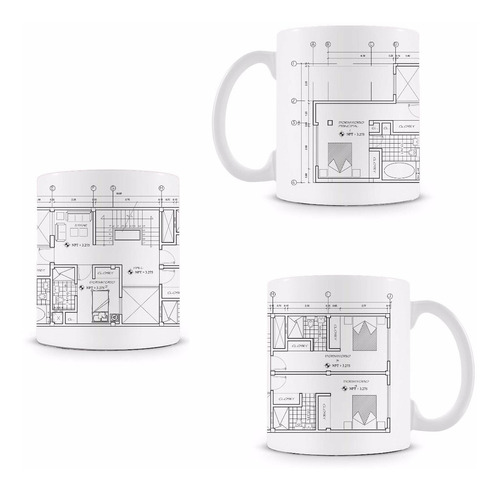 Arquitectura Taza Plano Arquitectonico Chartpak Diseño Arqui