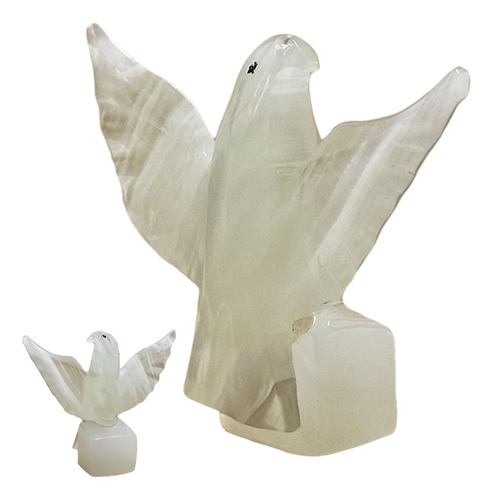 Mini Aguila Blanca Para Decorar Oficina/recamara 1 Pz