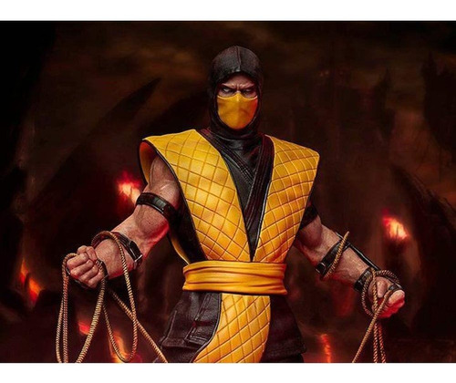 Mortal Kombat Klassic Scorpion Art Scale Limited Edition 1/1