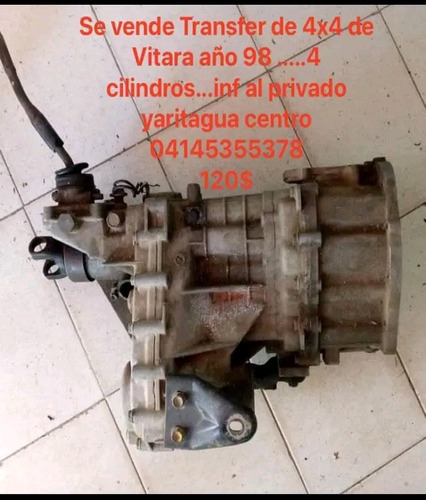 Transfer 4x4 De Vitara 1.6 De 4cilindros Año 98