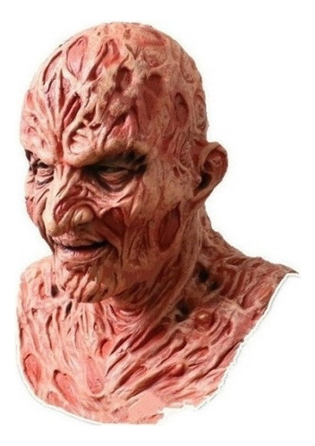 Máscara De Cosplay Película Freddy Krueger Látex Terror