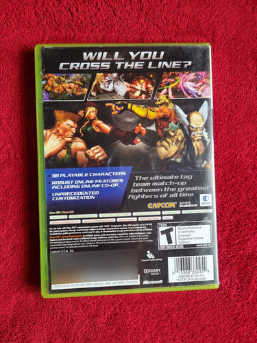 Street Fighter Vs Tekken Xbox 360 Completo (Usado)