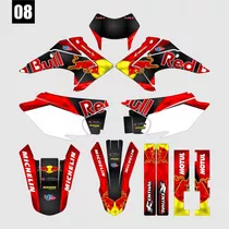 Kit Adesivo Moto Cross Trilha Crf 230 0,20mm Biker Lm266