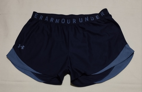 Short Under Armour Heatgear Talla L Grande Azul De Mujer 