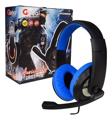 Global Auricular Azul Epgmr029blue Pc Gamer