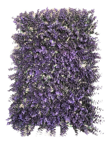 Jardín Vertical Pasto Cerco Artificial Violeta 40x60