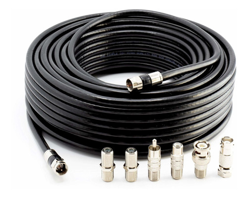 Cimple Co Kit Cable Digital Extremo Rg6 Seis 6 Repuesto Rca