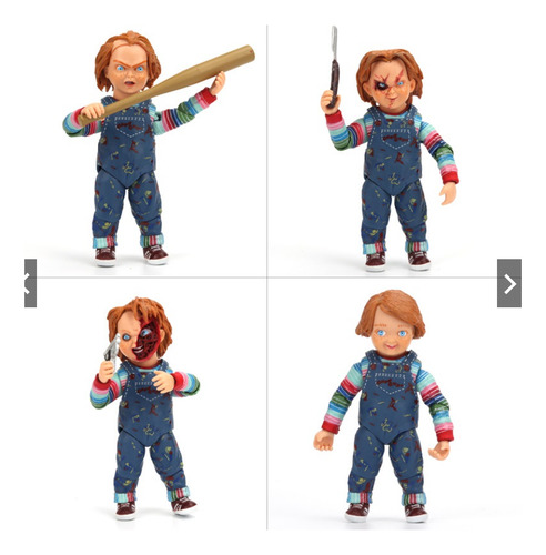 Chucky Clásico Articulado Con Accesorios
