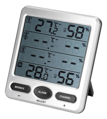 Medidor Digital De Temperatura De Humedad Y Termómetro Lcd