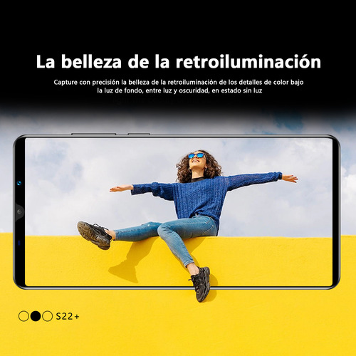 Android Celulares S22+ 5.0 Pulgadas Barato Ram512b Y Rom4gb