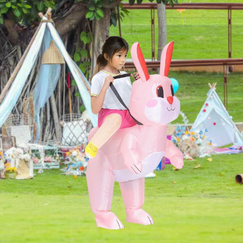 Disfraz Inflable De Conejo De Pascua Lindo Para Adolescente
