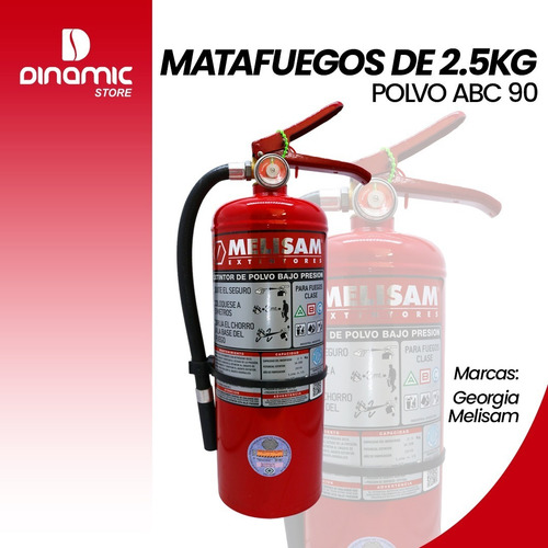 Imagen 2 de 7 de Matafuego Abc 2,5 Kg Soporte Baliza Local Camioneta
