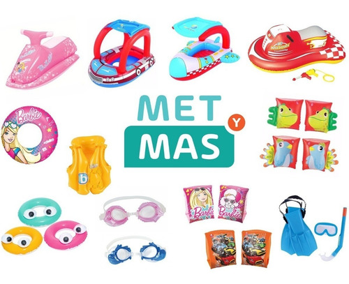Asiento Bote Flotador Inflable Bomberos P Bebes - Con Techo!