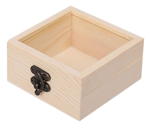 3 Caja De Almacenamiento De Madera, Joyero Con Tapa De