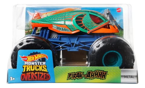 Hot Wheels Monster Trucks Vehículos A Escala 1:24, Camiones