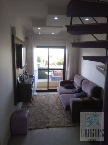 Imagem 1 de 17 de Cobertura Com 3 Dormitórios À Venda, 162 M² Por R$ 590.000,00 - Nova Gerti - São Caetano Do Sul/sp - Co0034