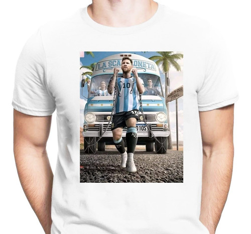 Playera Messi Deportes Futbol Argentina Diseño 23 Beloma