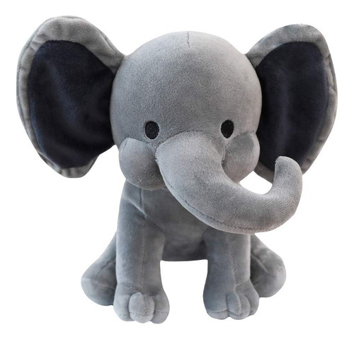 Boqopod Juguetes De Peluche De Elefante De 9 Pulgadas (gris.