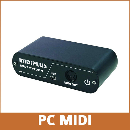 Imagen 5 de 8 de Midiplus Midi Merge 4 Interfaz Midi Usb 4 Midi In 1 Midi Out