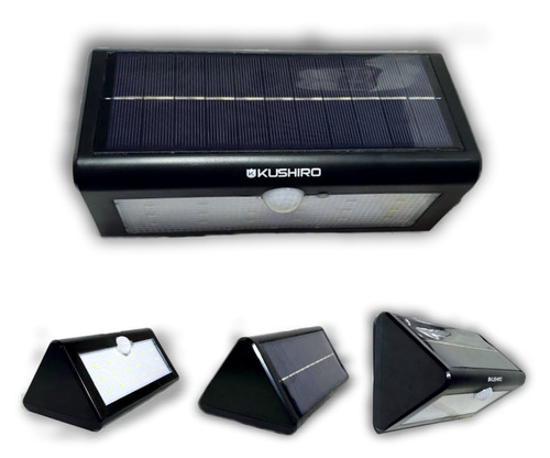 Aplique Reflector Solar 18 Led + Sensor De Movimiento 8w=80w