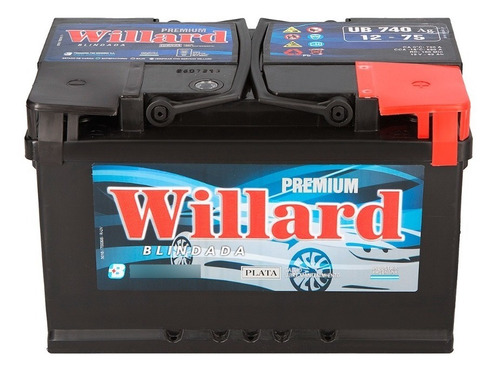 Imagen 1 de 4 de Bateria Willard Ub740 Tipo12x75 