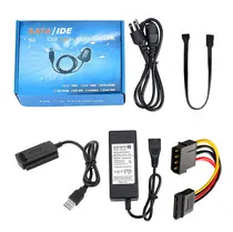 Comprar Cable Adaptador Convertidor Usb Sata Ide Disco Duro Cd 2.5 Usb 2.0 A Ide\u002Fsata Triple Uso Easy Drive Cable Usb Línea De Transmisión ,gomita
