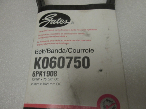 Correa Unica Jeep 242 4.0 L6 Wrangler Tj 2000-2006