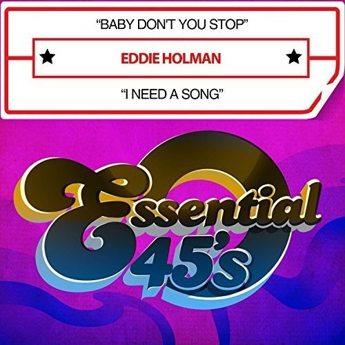 Eddie Holman Baby Don't You Stop/necesito Un Cd De Canciones