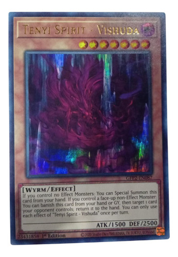 Tenyi Spirit - Vishuda - Ultra Rare - Yu-gi-oh! (Usado)