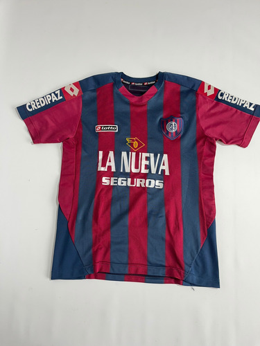 Camiseta San Lorenzo Lotto Ln Seguros Titular 2011 #11 Tm (Usado)