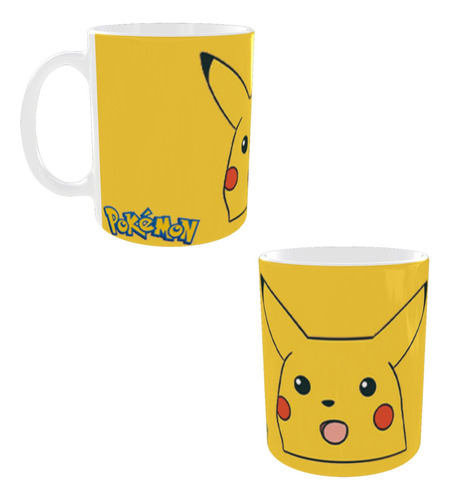 Taza Pokemon Nueva 11 Oz Con Caja Pikachu Meme