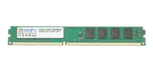 Memoria Ram Para Pc Ddr3 4gb 1600mhz Pc3l-12800 1.35v