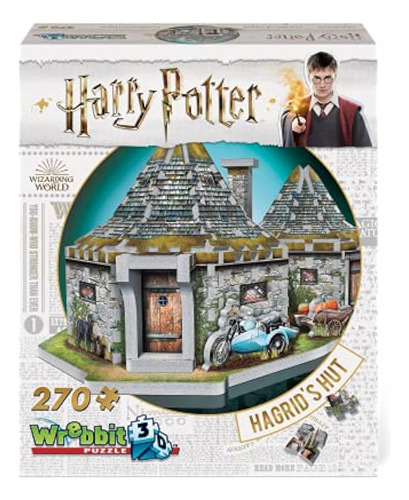 Wrebbit 3d - Rompecabezas 3d De La Cabaña De Hagrid - 270 Pi