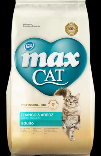Max Cat Gatos Adultos Pollo,arroz 10 Kg 