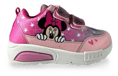 Zapatillas Footy Minnie Luz Led Min3130