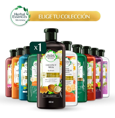 1 Shampoo Herbal Essences - Coleccion Completa