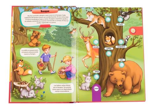 Imagen 3 de 3 de Libro Interactivo El Mundo De Los Animales Con Sonidos