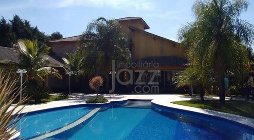 Belíssima Chácara De 5.000m2 Com 5 Suites À Venda Por R$ 3.800.000 - Recanto Das Flores - Indaiatuba/sp - Ch0266