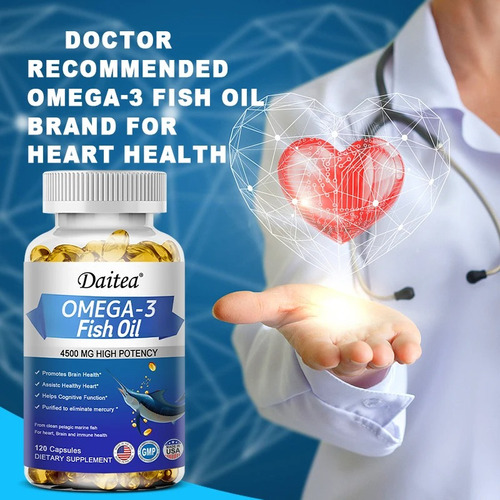 Daitea Omega 3 4500mg Epa Dha Colesterol Arterial