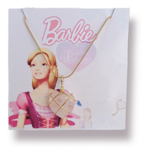 Collar Barbie Y El Castillo De Diamantes Corazón Película 