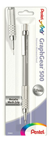 Pentel Arts Graphgear 500 Lápiz De Dibujo Premium, Gris,