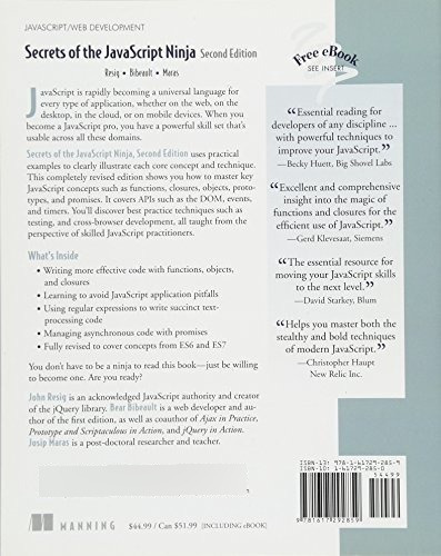 Secrets Of The Javascript Ninja, Second Edition - John Re...