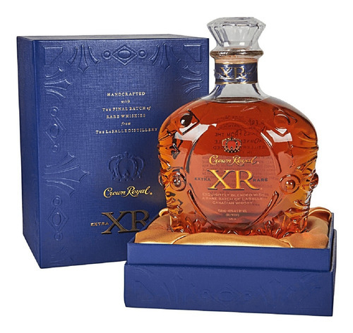 Whisky Crown Royal Xr Extra Rare Con Funda Y Estuche De Lujo