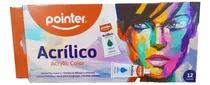 Comprar Acrílicos Pointer X12 Colores De 120ml